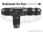 Shop Tee Bulkhead On The Run - Black Aluminum Now