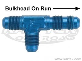 A-1 Racing Products #3 Flare Bulkhead Branch Tee A-1 Racing Products #3 Flare Bulkhead Branch Tee