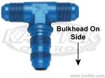 Shop Tee Bulkhead On The Side - Blue Aluminum Now