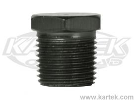 Fragola 1 4 Npt National Pipe Tapered Thread Black Anodized Aluminum Hex Plugs Kartek Off Road