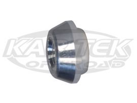 Fragola 1/8" NPT National Pipe Tapered Thread Female Aluminum Low Profile Weld On Bungs 3/4" Step