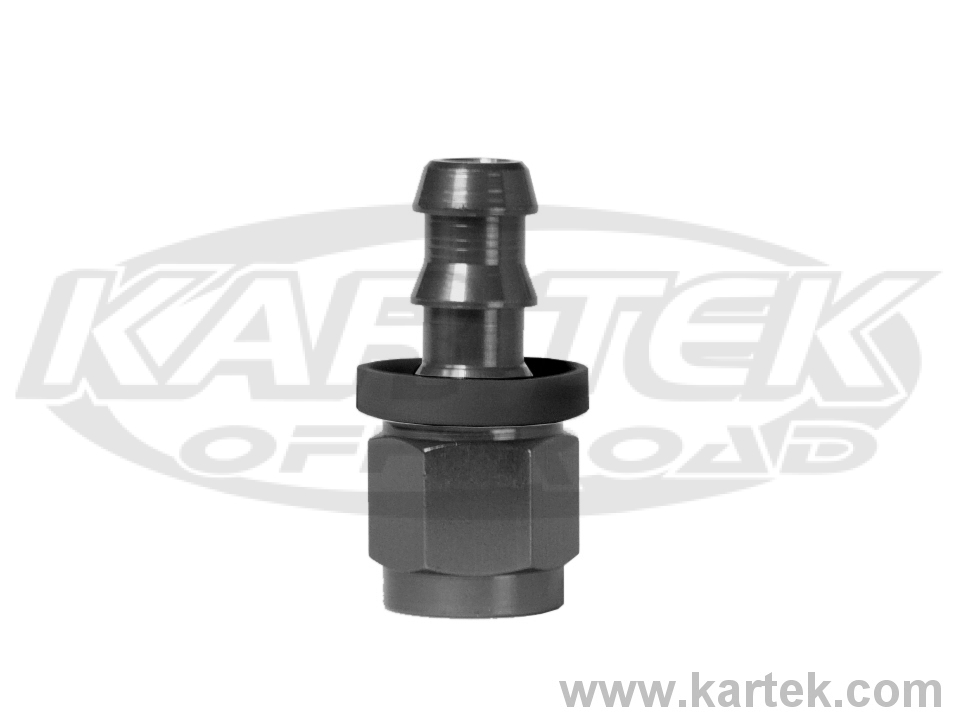 Fragola Hose Fitting #4 Straight Push Lock Black 200104-BL Fragola Hose Fitting #4 Straight Push Lock Black 200104-BL
