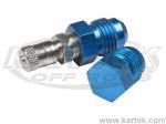 Details about  / Fragola Fitting Cap 3 AN Aluminum Blue Anodize