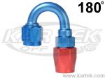 Shop Series 3000 180 Degree Hose Ends - Blue & Red Now