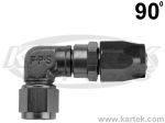 Shop Series 3000 90 Degree Hose Ends - Black Low Profile Now