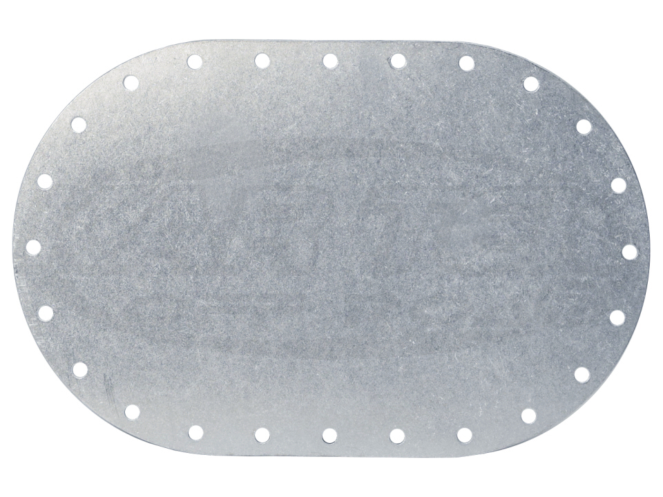Fuel Safe 1PLA13 24 Bolt 6x10 Opening Blank Aluminum Fuel Fill Plate