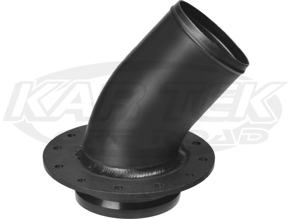 Fuel Safe QF345 45 Deg 12 Bolt Filler Neck With Flapper Roll Over Valve