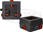 Fuel Safe ST1006 Half Gallon Fuel Collector Road Race Style Surge Tank With AN #6 Male Pickup