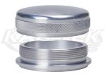 Full-Bore Race Products Billet Aluminum Fuel Cap With Aluminum 2-1/2" OD Weld On Fill Neck