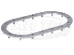 Redhead Valves Female Double Dry Break Receiver 16 Bolt Aluminum Nut Plate 10-32 Thread On Each Hole