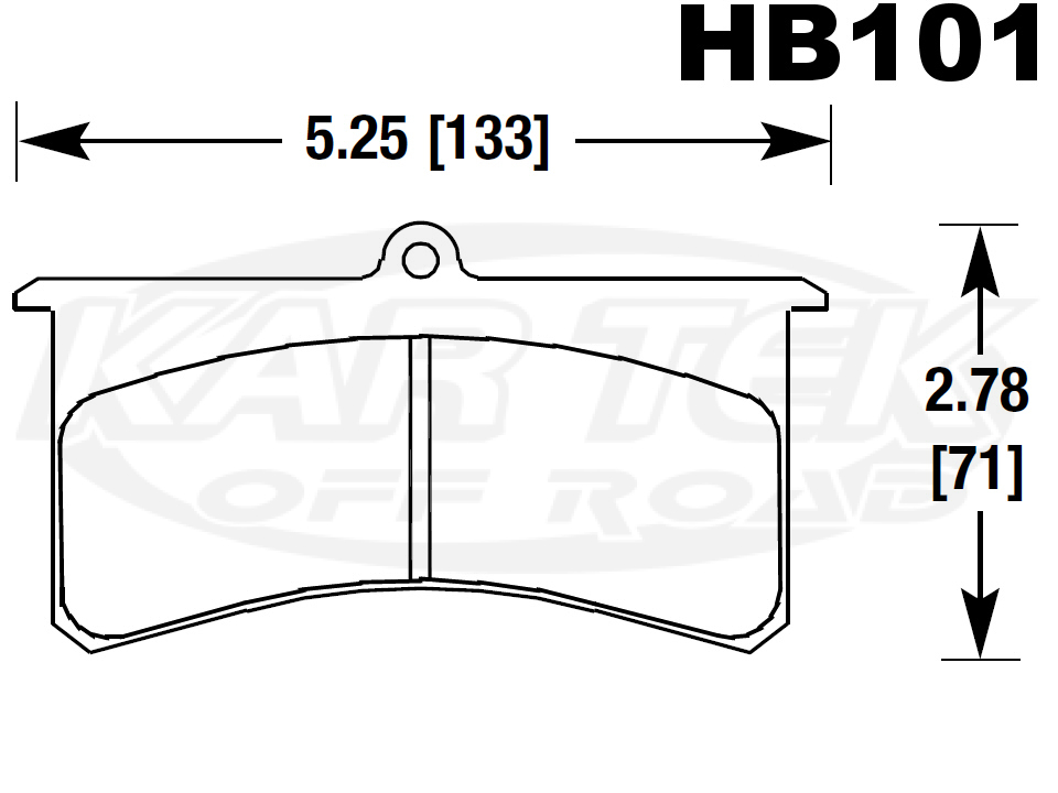 Hawk Brake Pads HB101W800 Superlite DTC-30