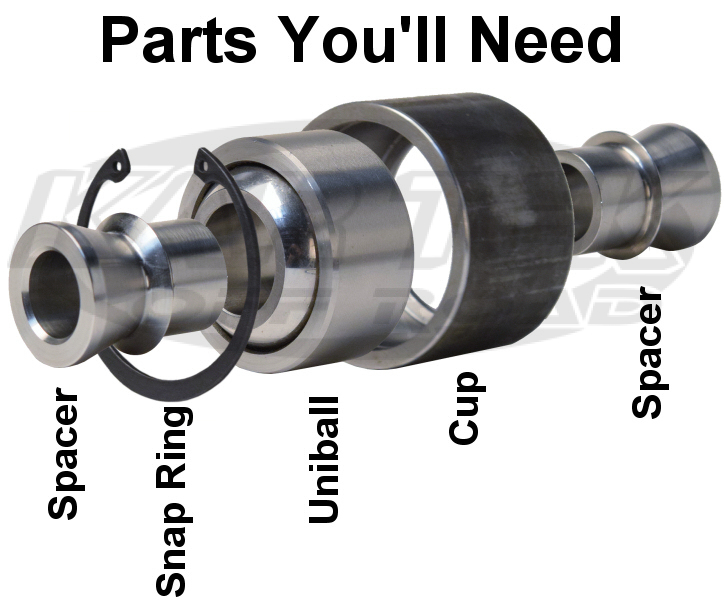 How to assemble uniballs and uniball cups