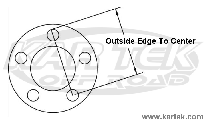 How to measure 5 bolt pattern disc brake rotors