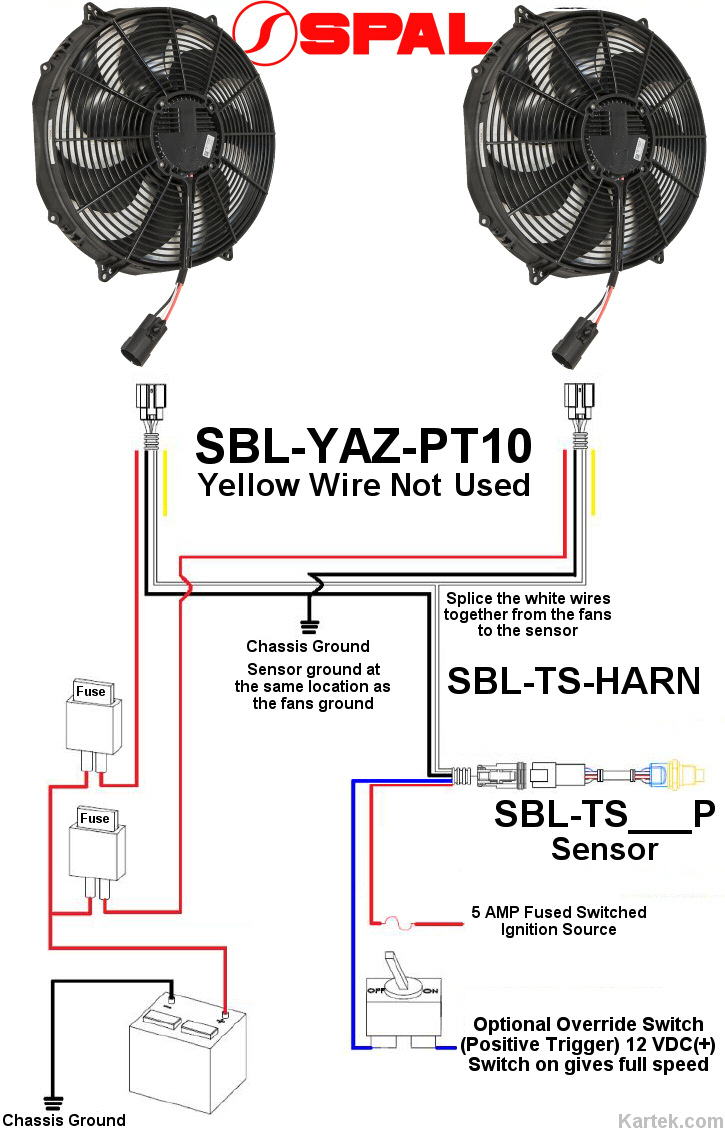 how to wire spal brushless fans diagram instructions