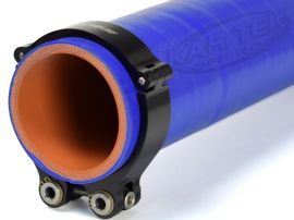 Anodized shop hose clamps