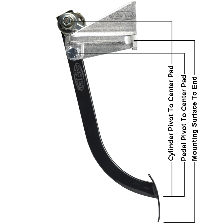 Jamar swinging pedal assemblies dimensions