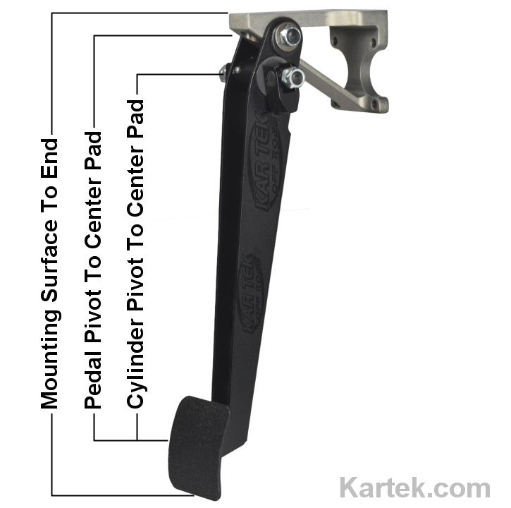 Jamar swinging pedal assemblies dimensions