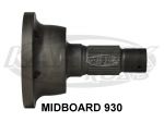 Jamar Performance 33 Spline Chromoly Midboard Micro Stub Axle Porsche 930 CV Joints For 3/8" CV Bolt