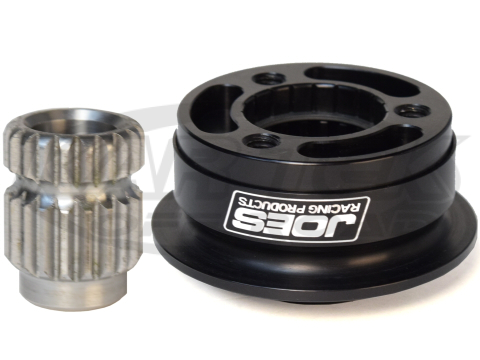 Joes Black Anodized Aluminum 3 Bolt Grant Pattern Steering Wheel Quick