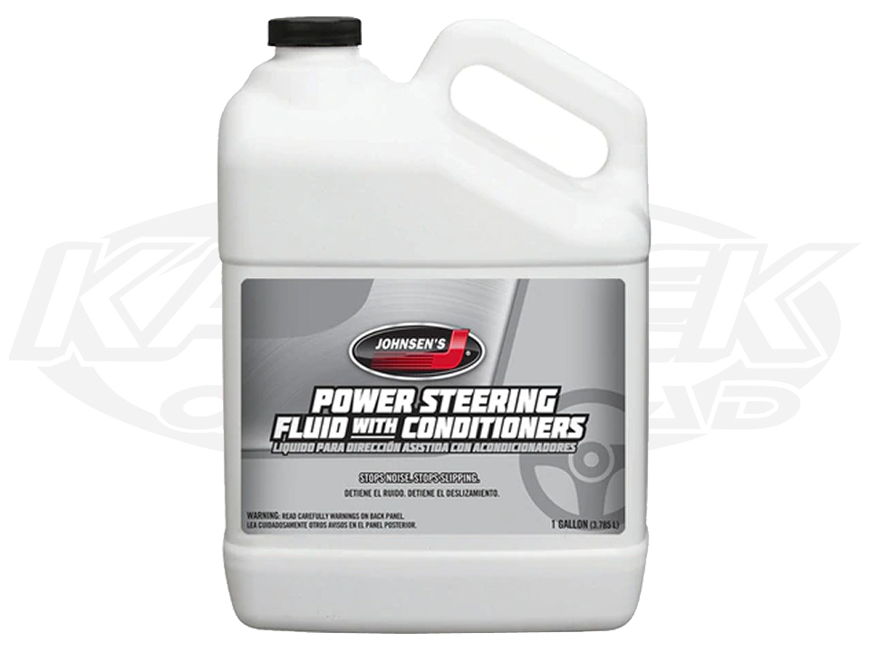 Johnsen's 4611 Power Steering Fluid With Conditioners 1 Gallon Bottle