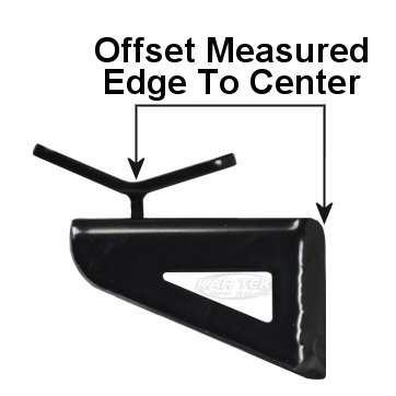 kartek off-road offset bolt on quick release fire extinguisher mounting bracket