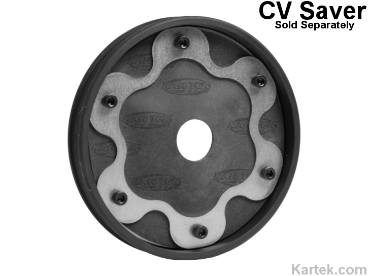 kartek off road porsche single axle boot flange with agm cv joint saver