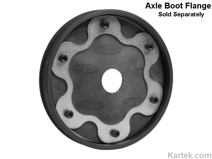 kartek off road porsche single axle boot flange with agm cv joint saver