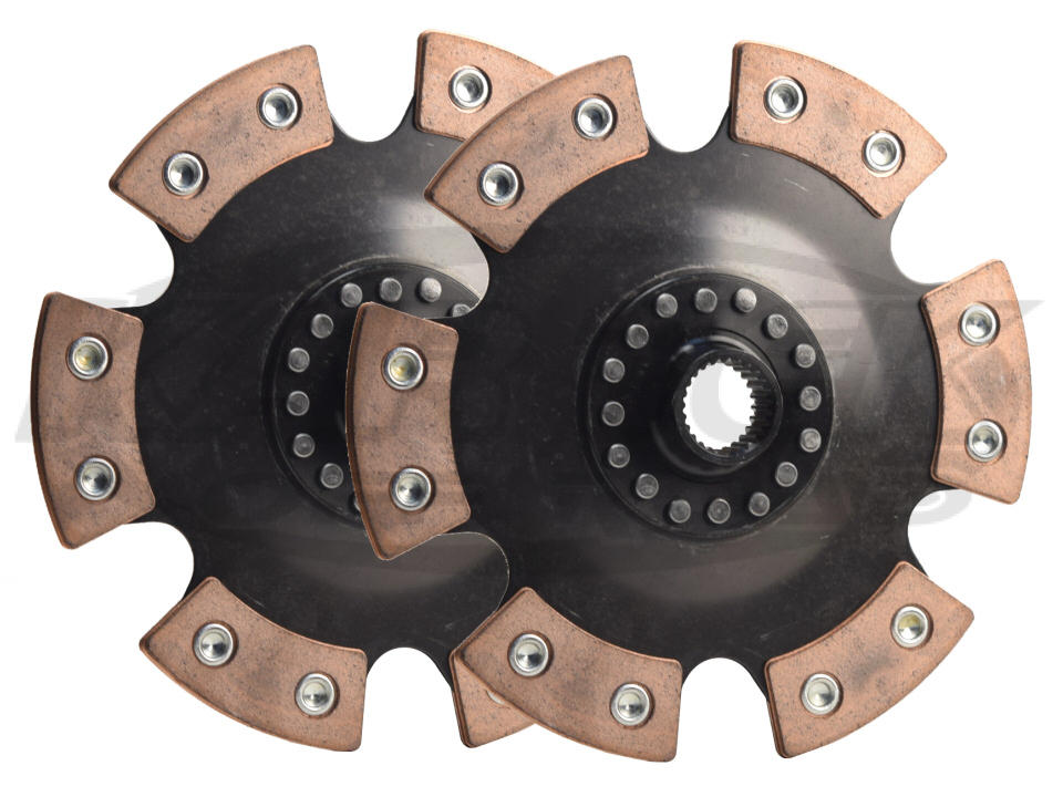 スポーツ kenedy Kennedy 6 Puck Clutch Double Disc Set 228mm 9