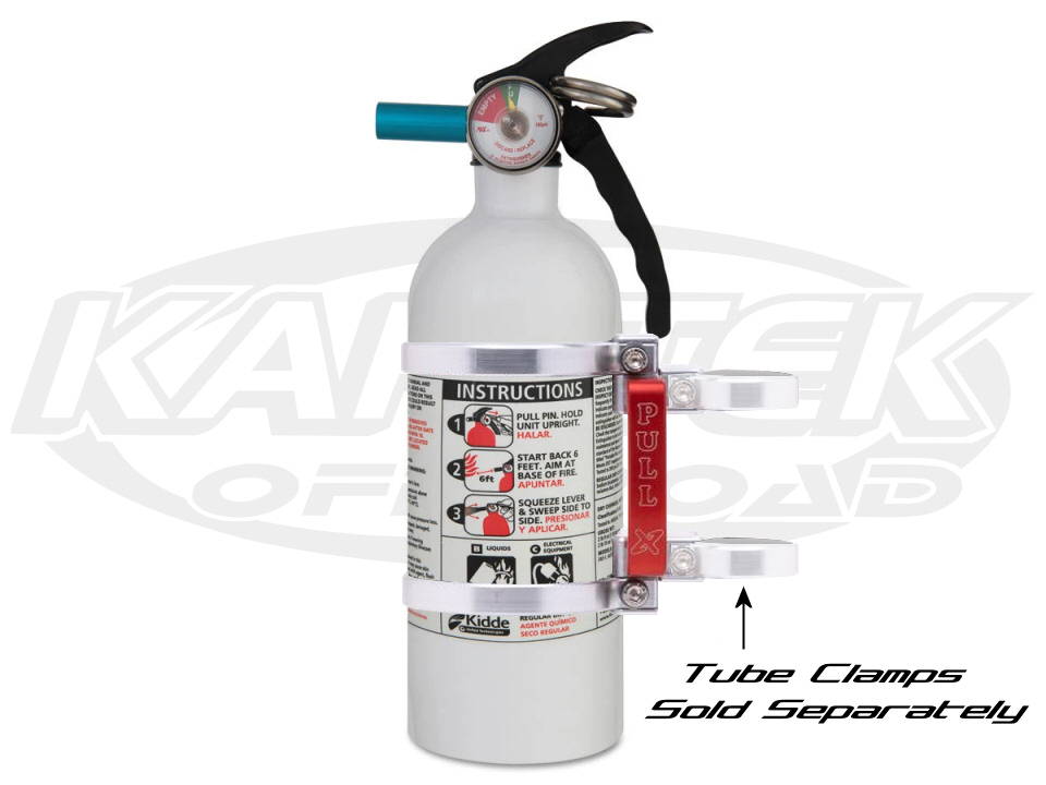 Axia Alloys Clear Quick Release Fire Extinguisher Mounting Bracket With