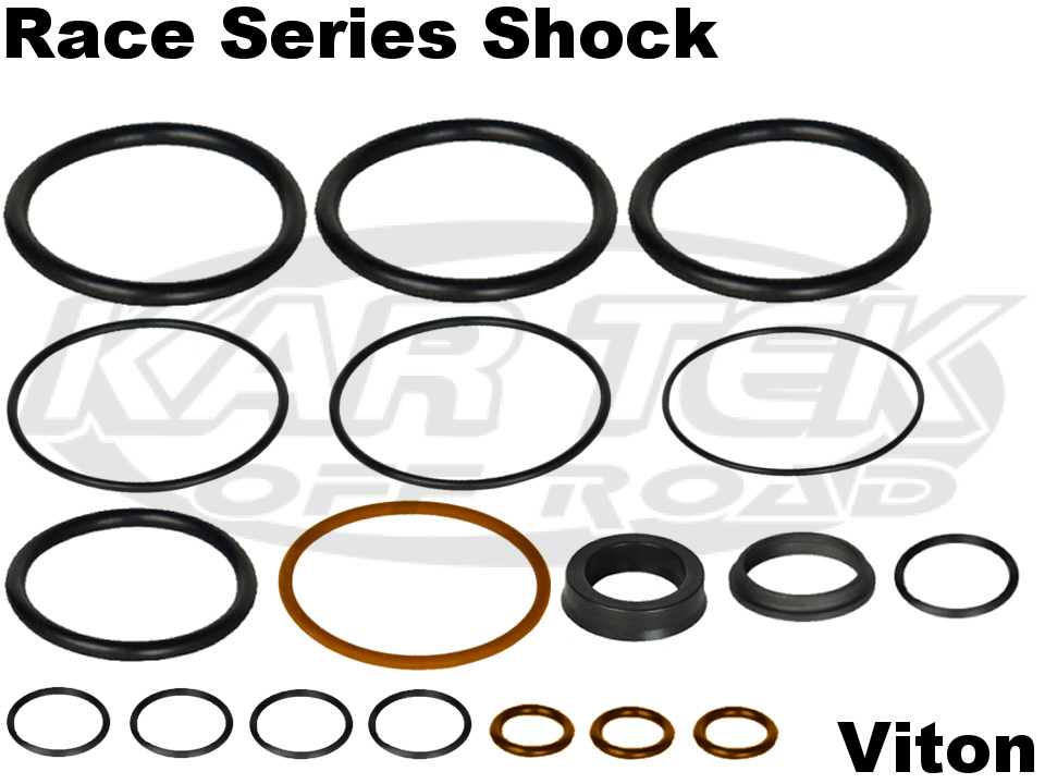 King Shocks 25500901 Pure Race Series Viton 2.5" Shock ORing Rebuild