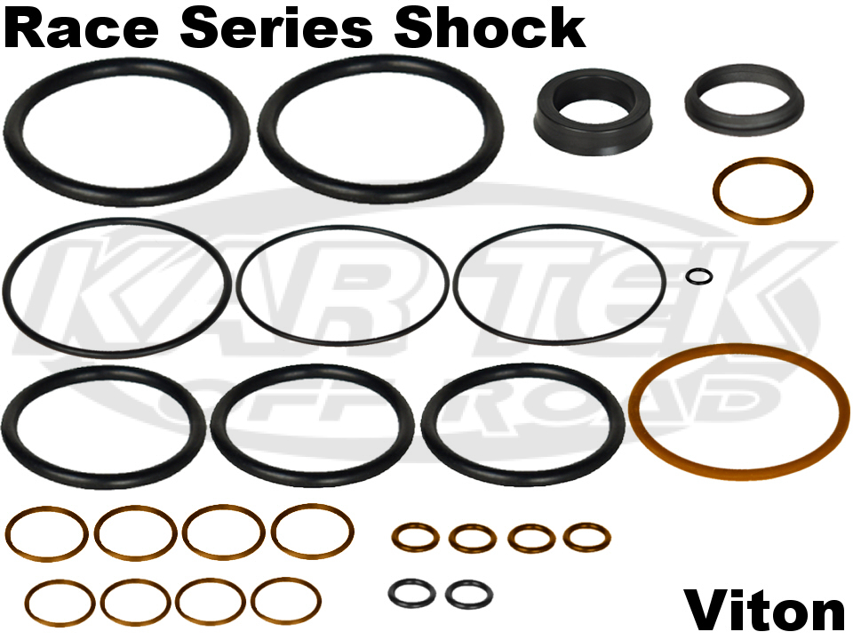 King Shocks 40000901 Pure Race Series Viton 4.0" Shock ORing Rebuild Kit For 11/4" Shaft