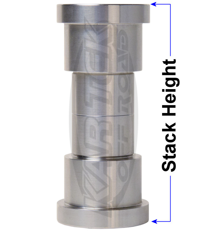 Stack height or width