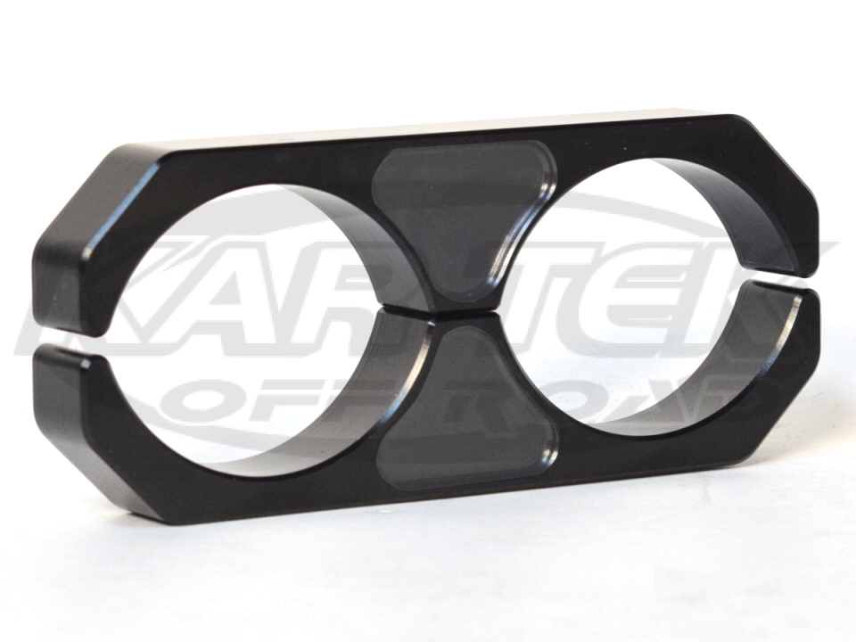 Kartek Black Anodized Billet Aluminum Shock Reservoir Clamp For 2.5" Shock Body To 2.5