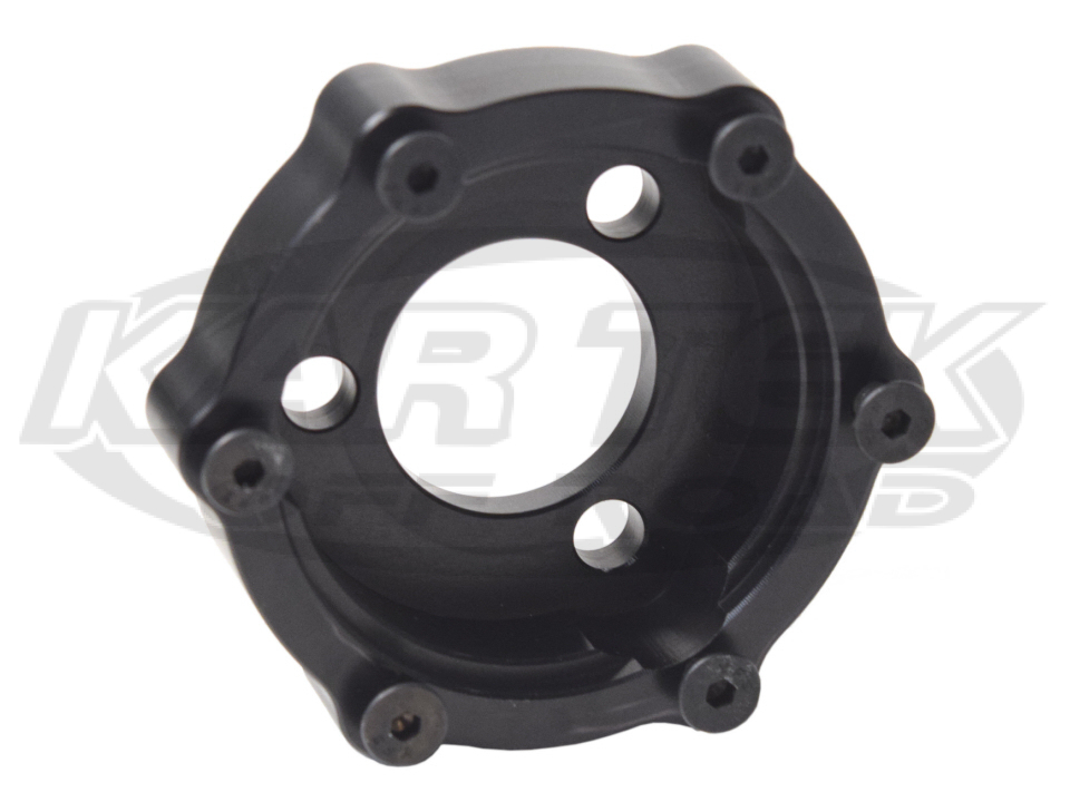 Anodized Black 3 Bolt Grant Pattern To 6 Bolt Momo / Sparco / NRG / MPI