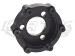 Anodized Black 3 Bolt Grant Pattern To 6 Bolt Momo / Sparco / NRG / MPI Pattern Steering Wheel Adapt