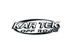 Kartek Off-Road White 9-3/4 Inch Sticker - NOT CONTINGENCY APPROVED