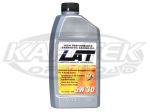 LAT Racing Oils 5w30 High Performance Synthetic Engine Oil With LFR Additive 1 Quart Bottle