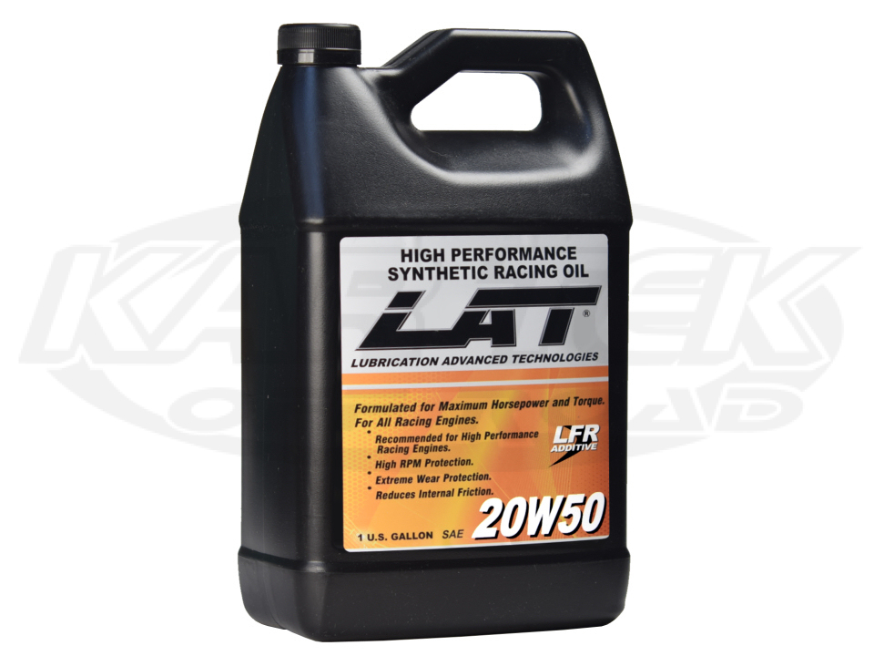 LAT Racing Oils 20w50 High Performance Synthetic Engine Oil With LFR