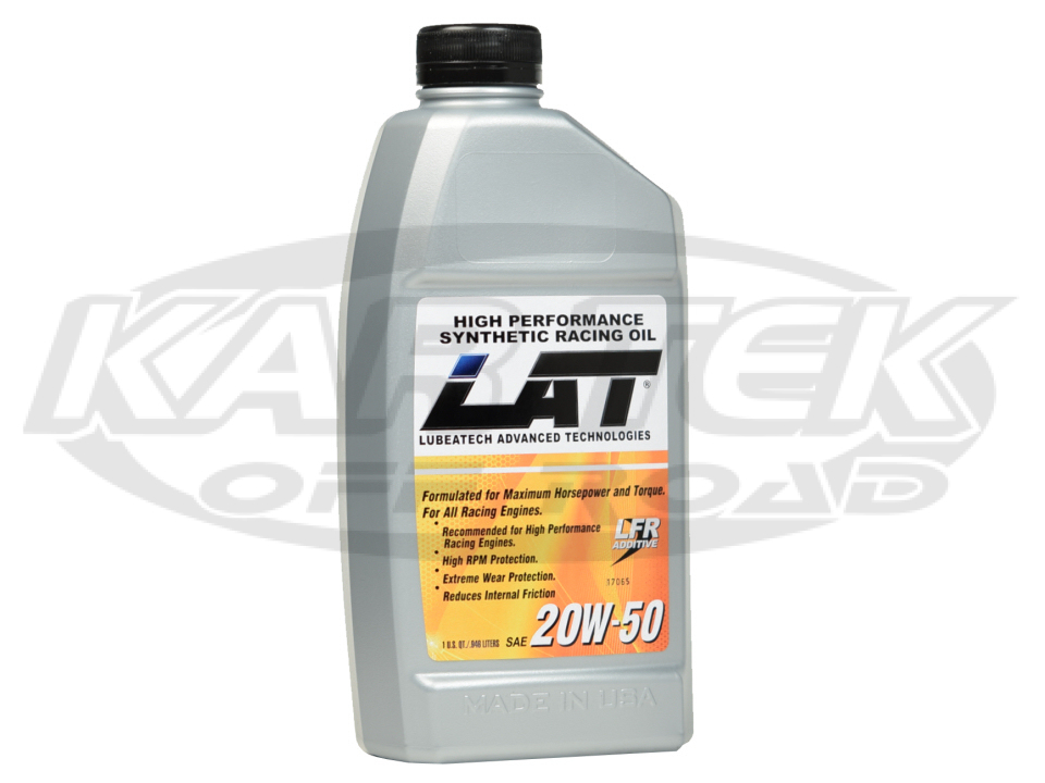 LAT Racing Oils 20w50 High Performance Synthetic Engine Oil With LFR