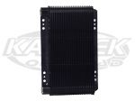 Long Tru-Cool 24 Plate Engine Or Transmission Oil Cooler 1/2" NPT Inlet/Outlet 11" x 7-1/4" x 1-1/2"