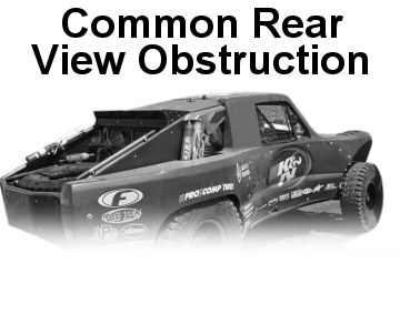 Common Rear View Obstruction