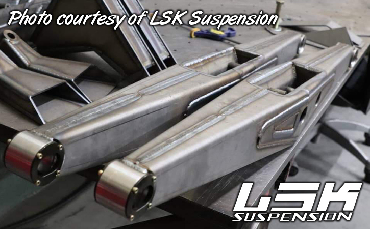 LSK Suspension wobble stopper on truck trailing arm LSK Suspension wobble stopper on truck trailing arm
