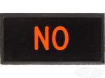 NO Dash Badge Self Adhesive ID Label For Your Indicator Lights Or Switches