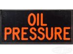 OIL PRESSURE Dash Badge Self Adhesive ID Label For Your Indicator Lights Or Switches