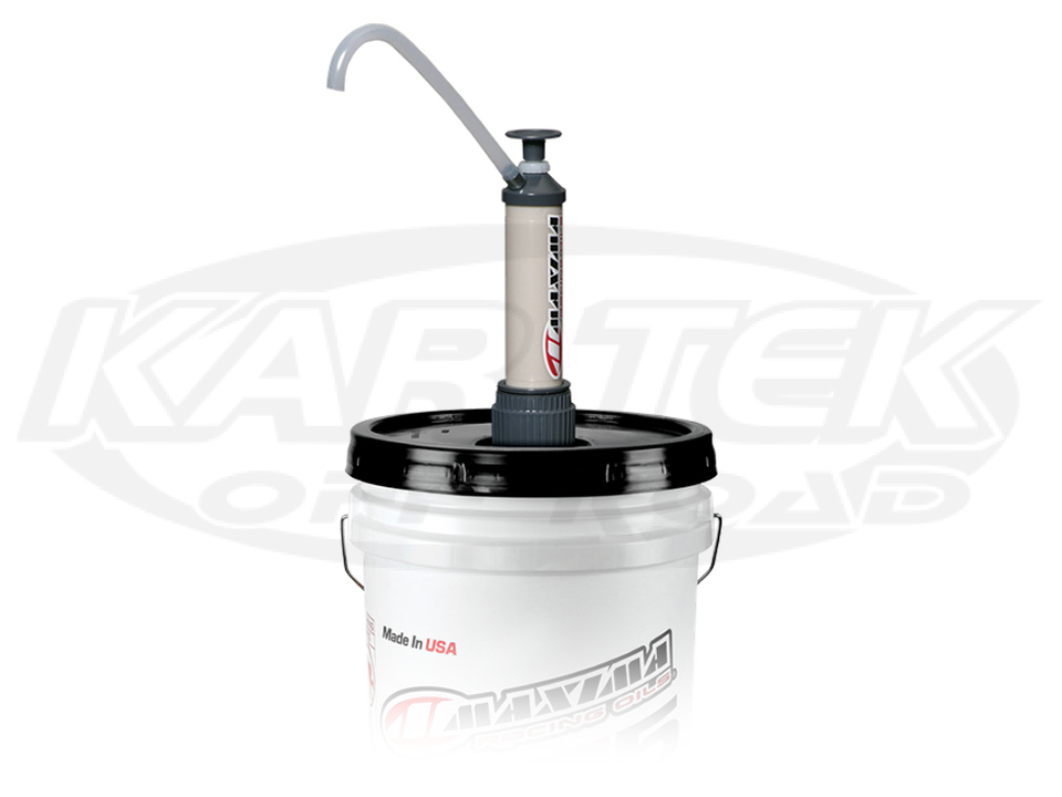 Maxima Racing Oils Hand Pump For 5 Gallon Oil Pails Fits 3/4" and 2