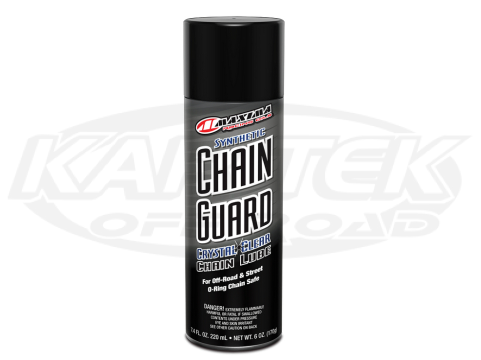 Maxima Racing Oils Clear Synthetic Motorcycle Chain Lube ORing Safe