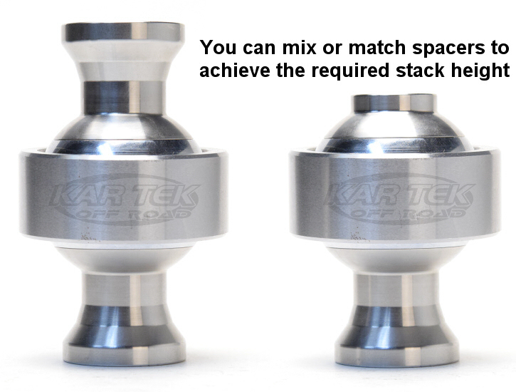 Mix or match misalignment spacers