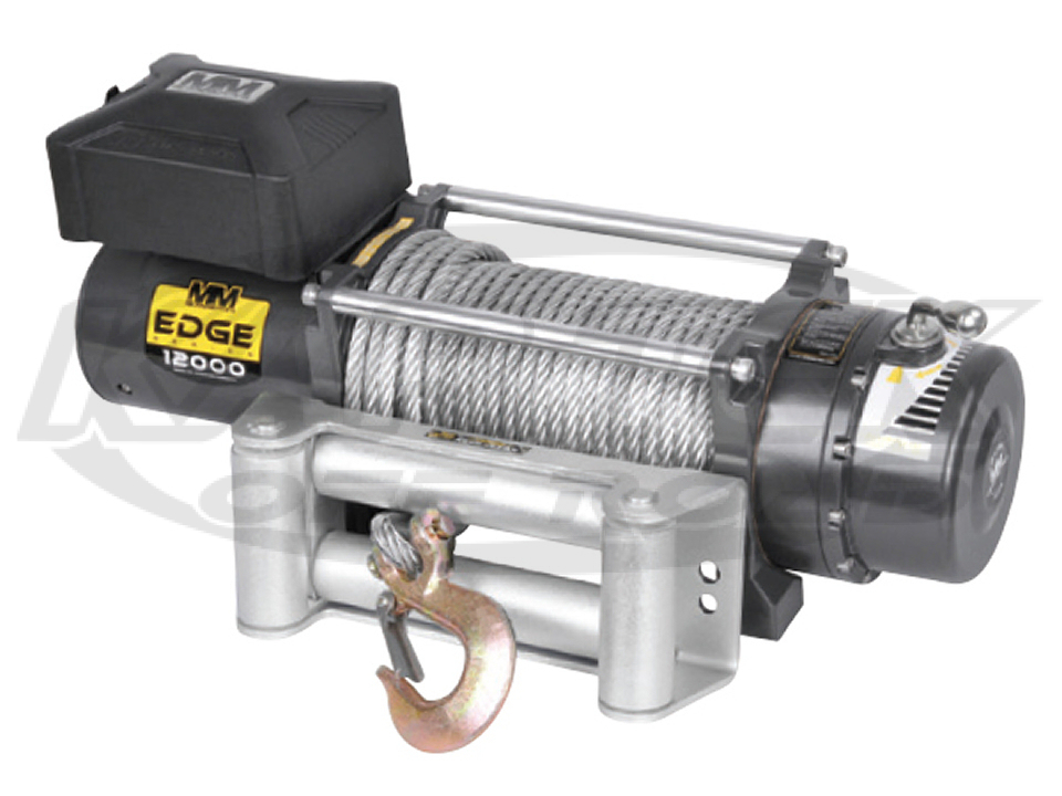 Mean Mother 12000 Series Edge Winch With Galvanized Cable With Control