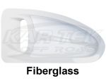 Kartek Offroad Baja Bug White Fiberglass Driver Side Rear Quarter Window Air Scoop
