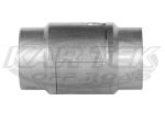 Straight Weld In Tube Clamp Connector Coupler For 3/4" Diameter 0.095 Wall Tubing